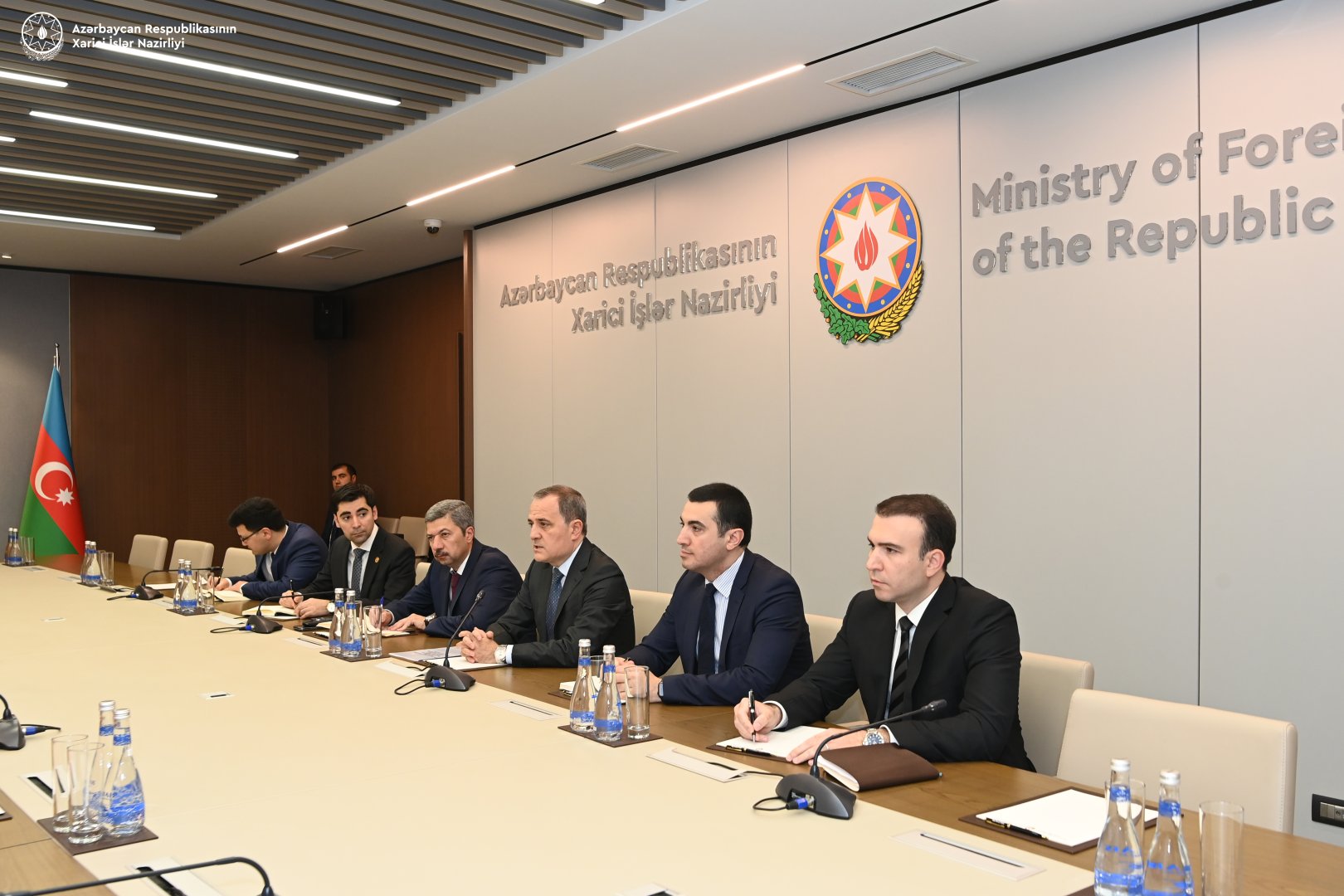 Ceyhun Bayramov TBMM-nin komissiya sədrini qəbul etdi (FOTO)