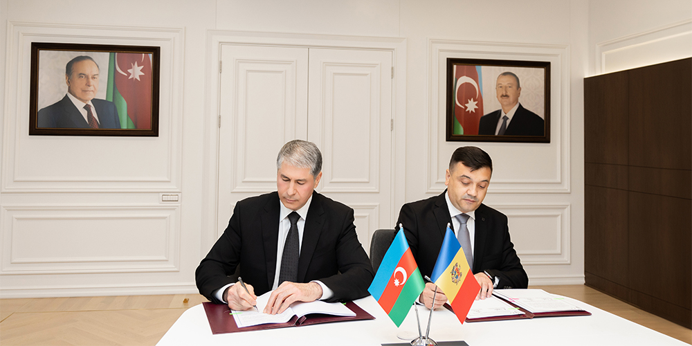 Azərbaycan və Moldova Daxili İşlər nazirlikləri arasında Saziş imzalanıb - FOTO