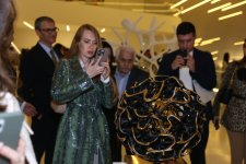Heydər Əliyev Mərkəzində “Görünməyənin cizgiləri” sərgisi açılıb (FOTO/VİDEO)