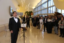 Heydər Əliyev Mərkəzində “Görünməyənin cizgiləri” sərgisi açılıb (FOTO/VİDEO)