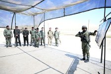 Hərbi Polis İdarəsinin şəxsi heyəti ilə döyüş hazırlığı məşqləri keçirilib (FOTO)
