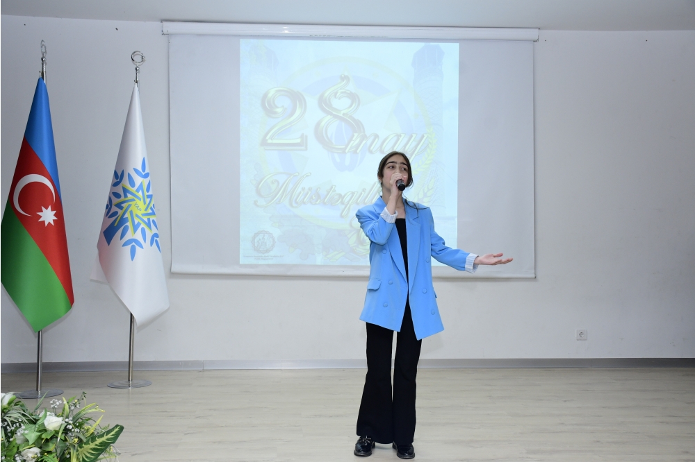 28 May Müstəqillik  Gününə həsr edilmiş “Müstəqilliyimiz əbədidir” adlı tədbir keçirilib (FOTO)