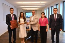 Heydər Əliyev Fondunun vitse-prezidenti Leyla Əliyeva Berlində işgüzar səfərdə olub (FOTO)