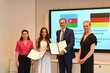 Heydər Əliyev Fondunun vitse-prezidenti Leyla Əliyeva Berlində işgüzar səfərdə olub (FOTO)