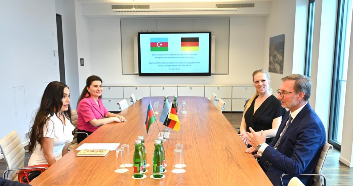Heydər Əliyev Fondunun vitse-prezidenti Leyla Əliyeva Berlində işgüzar səfərdə olub (FOTO)