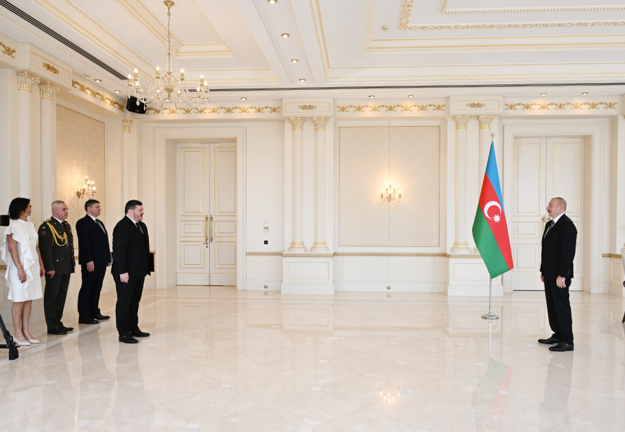 Prezident İlham Əliyev Ukraynanın ölkəmizdə yeni təyin olunmuş səfirinin etimadnaməsini qəbul edib (FOTO) (YENİLƏNİB)