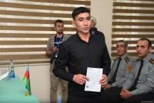 16 saylı cəzaçəkmə müəssisəsində Əfv sərəncamının icrasına başlanılıb (FOTO)