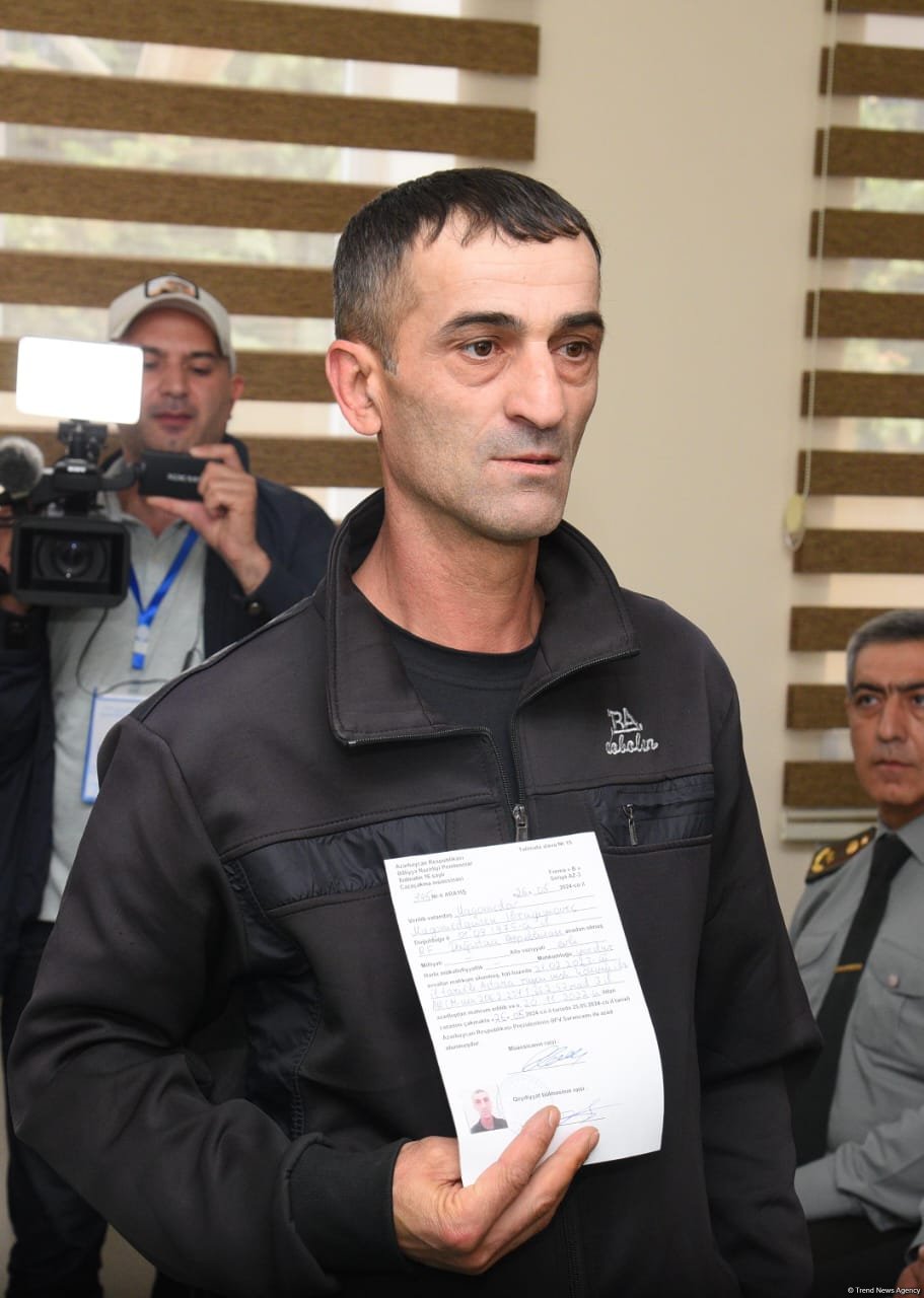 16 saylı cəzaçəkmə müəssisəsində Əfv sərəncamının icrasına başlanılıb (FOTO)