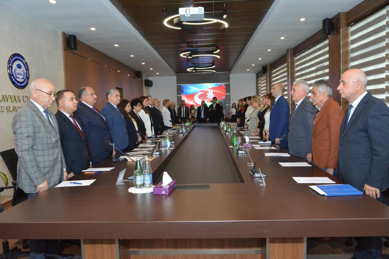 BSU-da 28 May Müstəqillik Gününə həsr olunmuş tədbir keçirilib (FOTO)