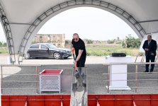 Prezident İlham Əliyev Ağdam rayonunun Güllücə kəndinin təməlini qoyub (FOTO/VİDEO) (YENİLƏNİB)