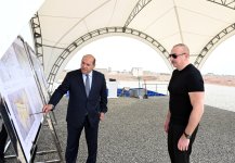 Prezident İlham Əliyev Ağdam rayonunun Tağıbəyli kəndinin təməlini qoyub (FOTO/VİDEO) (YENİLƏNİB)
