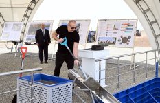 Prezident İlham Əliyev Ağdam rayonunun Tağıbəyli kəndinin təməlini qoyub (FOTO/VİDEO) (YENİLƏNİB)