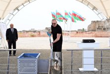 Prezident İlham Əliyev Ağdam rayonunun Nəmirli kəndinin təməlini qoyub (FOTO/VİDEO) (YENİLƏNİB)