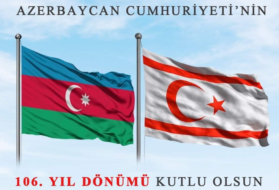 Azərbaycan torpaqların geri alınması ilə builki Müstəqillik Gününün verdiyi xüsusi qüruru ürəkdən bölüşürük - Ersin Tatar