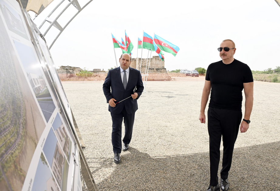Prezident İlham Əliyev Ağdam rayonunun Nəmirli kəndinin təməlini qoyub (FOTO/VİDEO) (YENİLƏNİB)