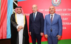Müstəqillik Günü münasibətilə Doha şəhərində rəsmi qəbul təşkil olunub (FOTO)