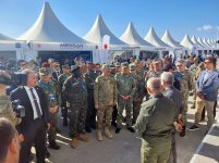 Müdafiə Nazirliyinin rəhbər heyətinin Türkiyəyə işgüzar səfəri davam edir (FOTO)
