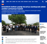 Prezident İlham Əliyev və Birinci xanım Mehriban Əliyevanın Xocalı səfəri Türkiyənin aparıcı media orqanlarının diqqət mərkəzində (FOTO)
