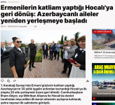 Prezident İlham Əliyev və Birinci xanım Mehriban Əliyevanın Xocalı səfəri Türkiyənin aparıcı media orqanlarının diqqət mərkəzində (FOTO)