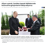 Prezident İlham Əliyev və Birinci xanım Mehriban Əliyevanın Xocalı səfəri Türkiyənin aparıcı media orqanlarının diqqət mərkəzində (FOTO)