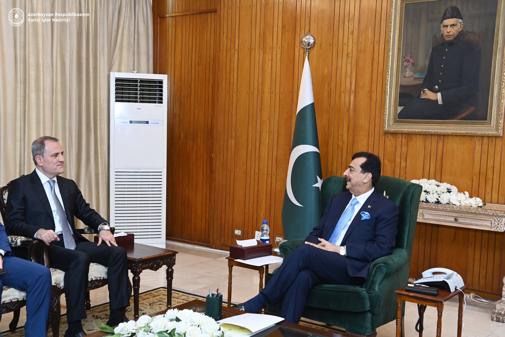Ceyhun Bayramov Pakistan Senatının sədrini COP29-la bağlı məlumatlandırıb (FOTO)