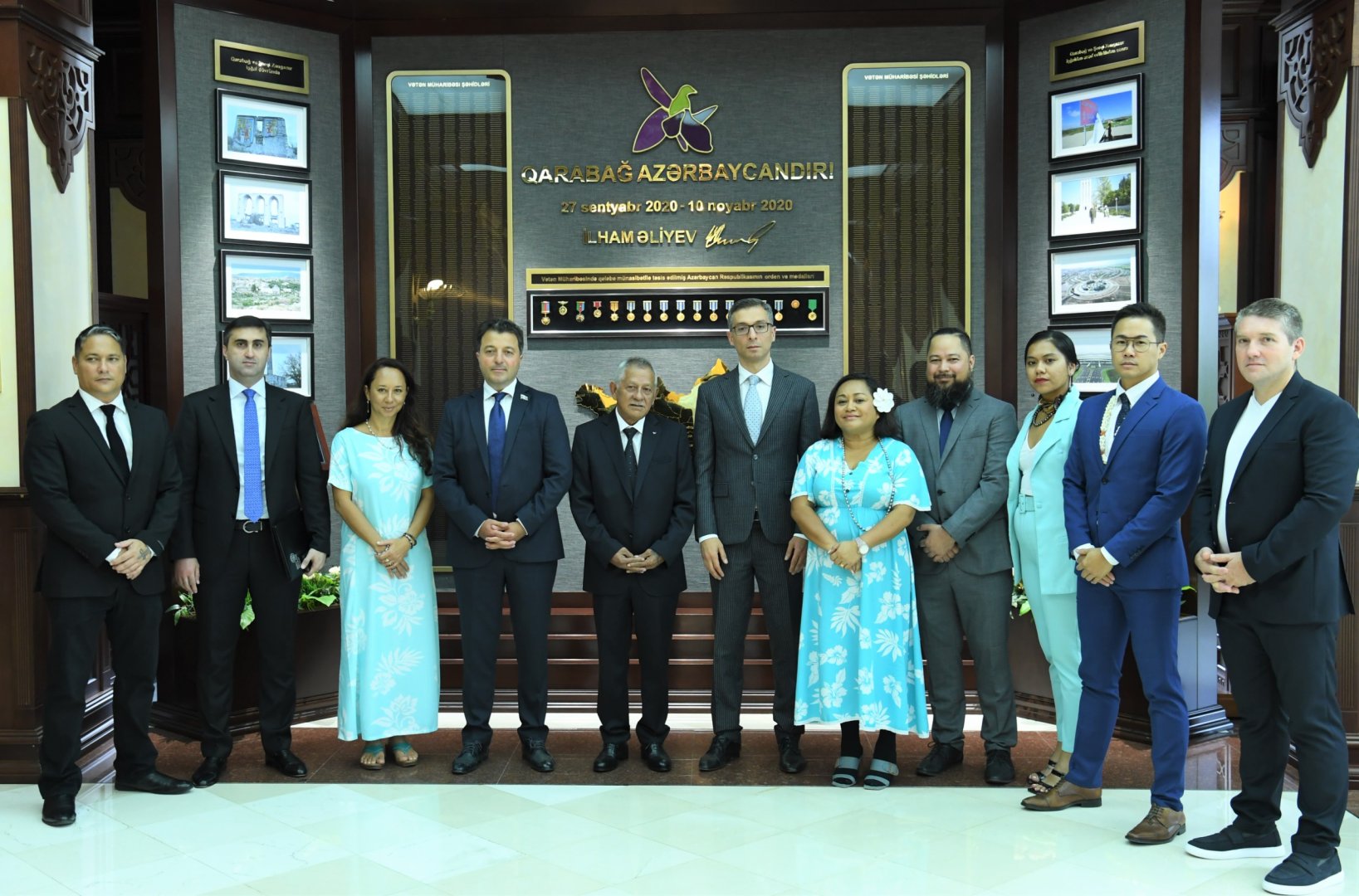 Fransız Polineziyasının nümayəndə heyəti Milli Məclisdə olub (FOTO)