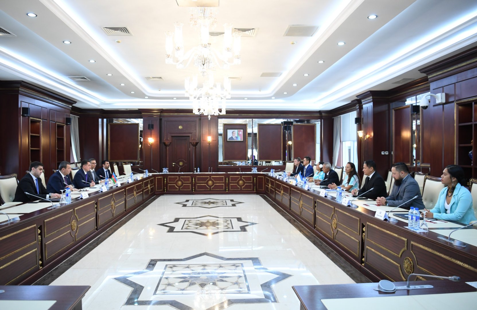Fransız Polineziyasının nümayəndə heyəti Milli Məclisdə olub (FOTO)