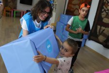 IDEA “Sevincini bölüş” kampaniyası çərçivəsində uşaqlar üçün növbəti aksiya keçirib (FOTO)