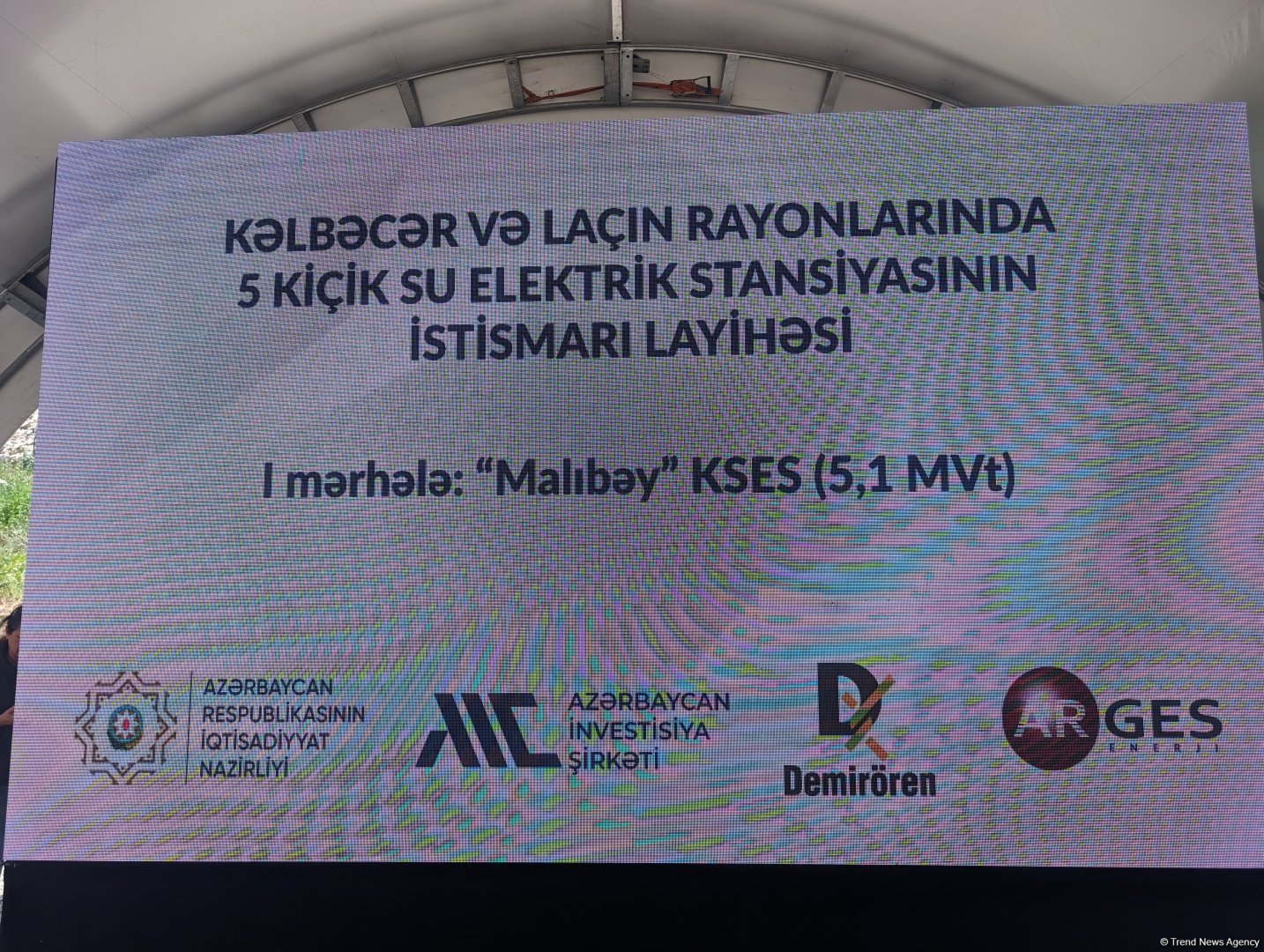 Laçında kiçik su elektrik stansiyasının təməlqoyma mərasimi olub (FOTO/VİDEO)