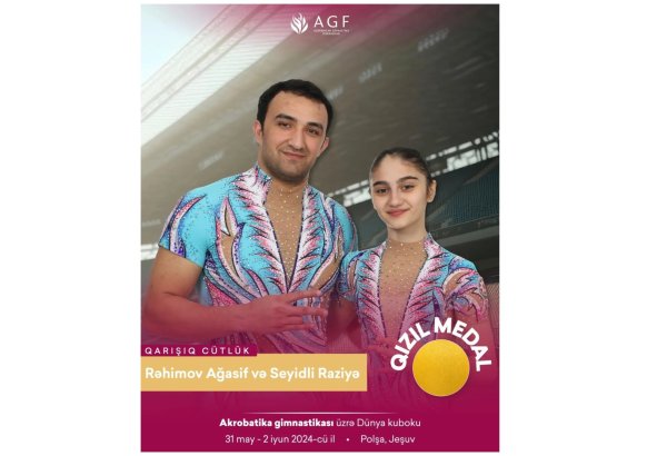 Gimnastlarımız Polşada Dünya Kuboku və beynəlxalq turnirdə medallar qazanıblar (FOTO)