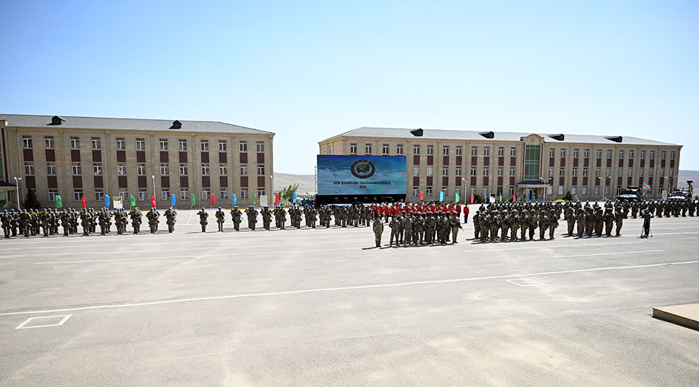 "Qafqaz Qartalı - 2024" birgə təliminin açılış mərasimi keçirilib (FOTO)