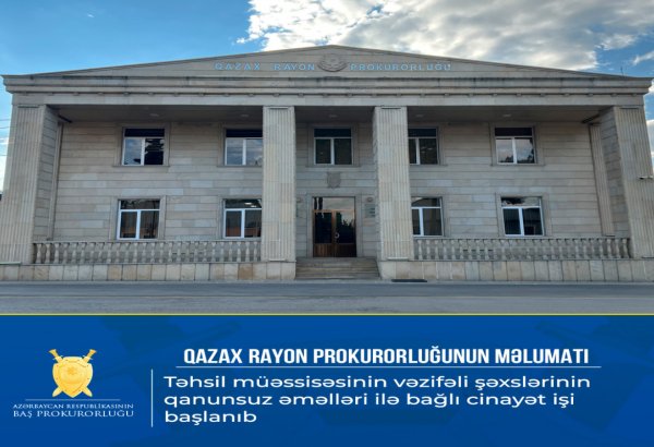 Vəzifəli şəxslərin qanunsuz əməlləri aşkarlanıb: cinayət işi başlanılıb