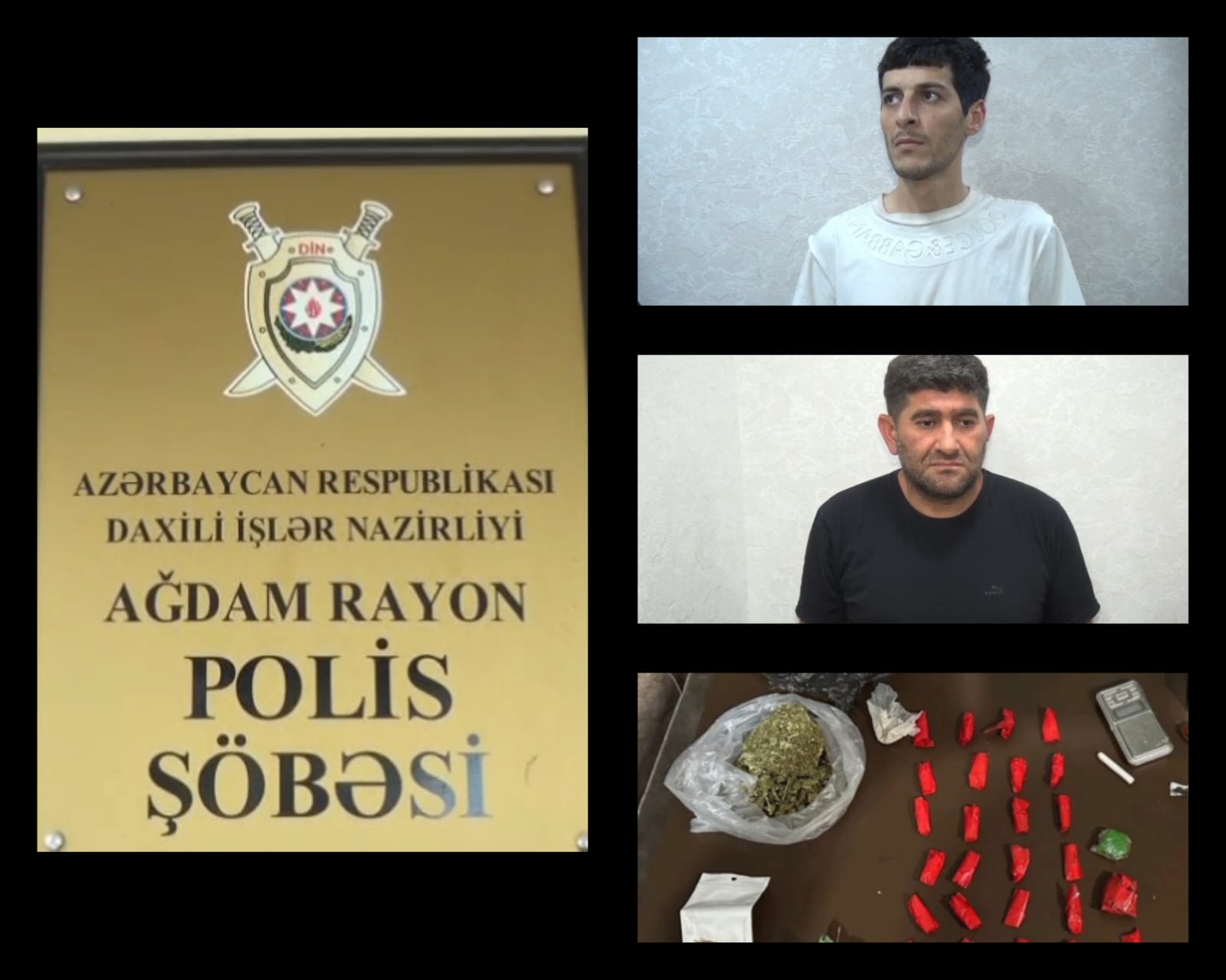 Ağdamda narkokuryer saxlanılıb