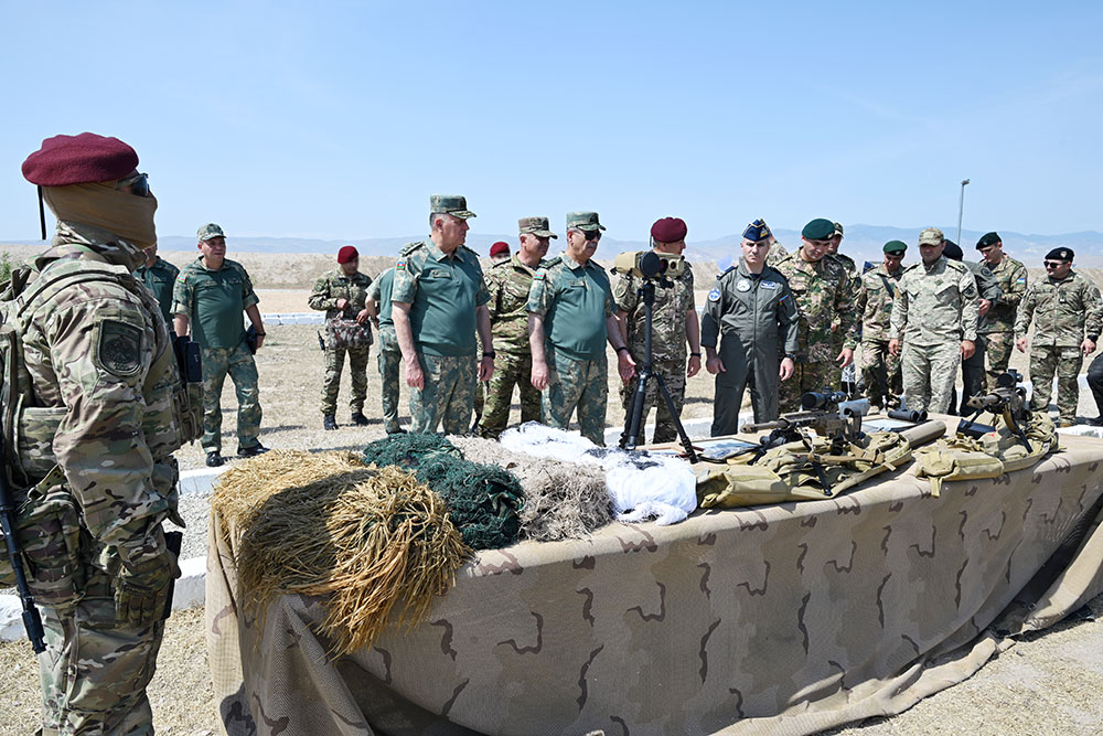 “Qafqaz Qartalı - 2024” təliminin “Yüksək Səviyyəli Müşahidəçi Günü” keçirilib (FOTO)