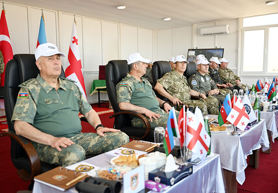“Qafqaz Qartalı - 2024” təliminin “Yüksək Səviyyəli Müşahidəçi Günü” keçirilib (FOTO)