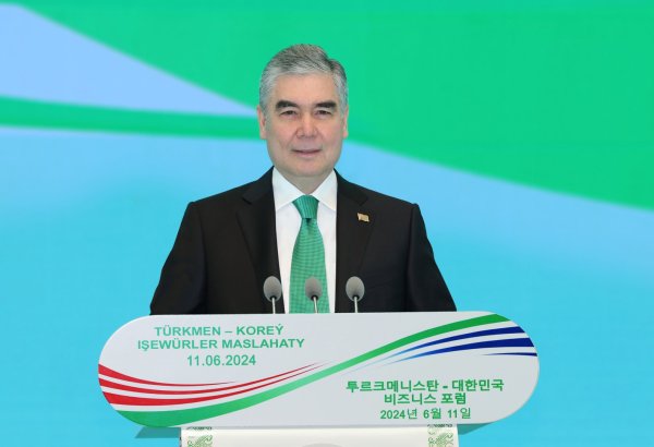Qurbanqulu Berdiməhəmmədov Prezident İlham Əliyevi təbrik edib