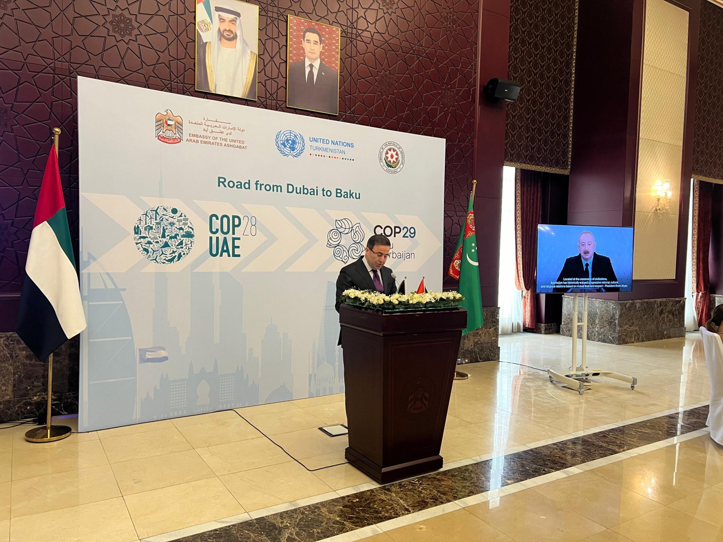 Türkmənistanda “Dubaydan Bakıya Yol – COP29 öncəsi” adlı tədbir keçirilib (FOTO)