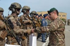 "Qafqaz Qartalı - 2024" təliminin təntənəli bağlanış mərasimi keçirilib (FOTO)