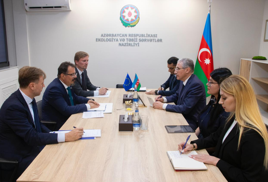 Muxtar Babayev Aİ-nin Azərbaycandakı nümayəndəsi COP29-a hazırlıqları müzakirə edib