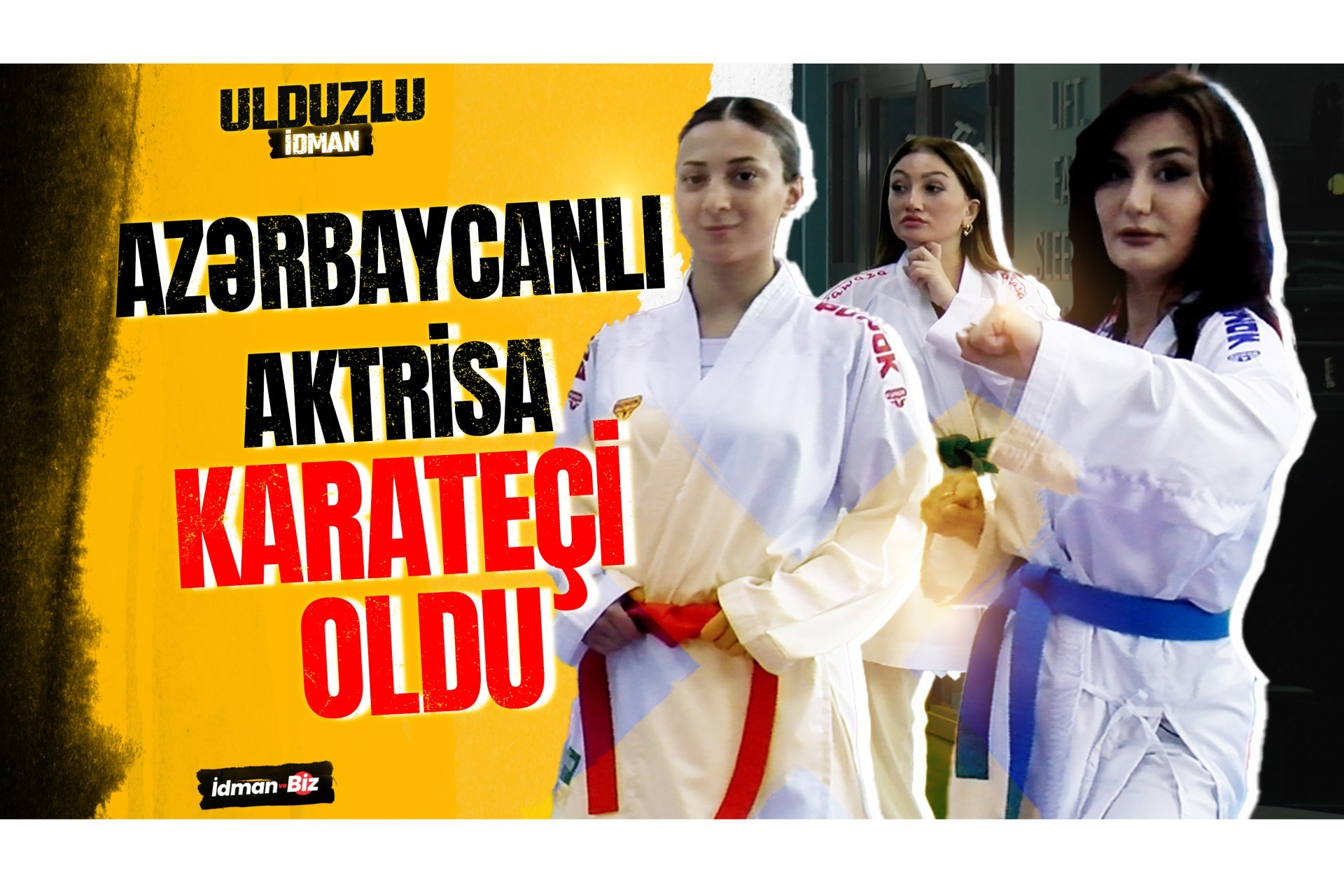 Aktrisa Zülfiyyə Qurbanova karateçiyə güc gəlmək istəyib (VİDEO)