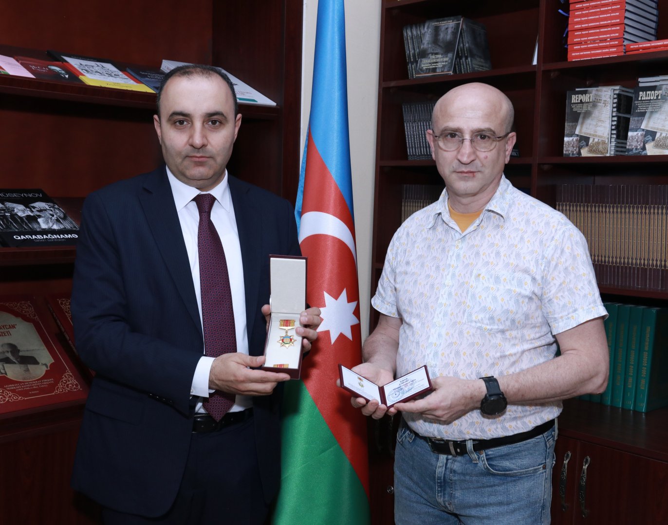 ABŞ-də yaşayan diaspor fəallarına medallar təqdim olunub (FOTO)