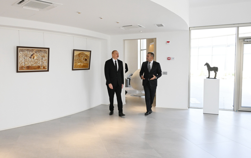 Prezident İlham Əliyev Palçıq Vulkanları Turizm Kompleksinin açılışında iştirak edib (FOTO/VİDEO))