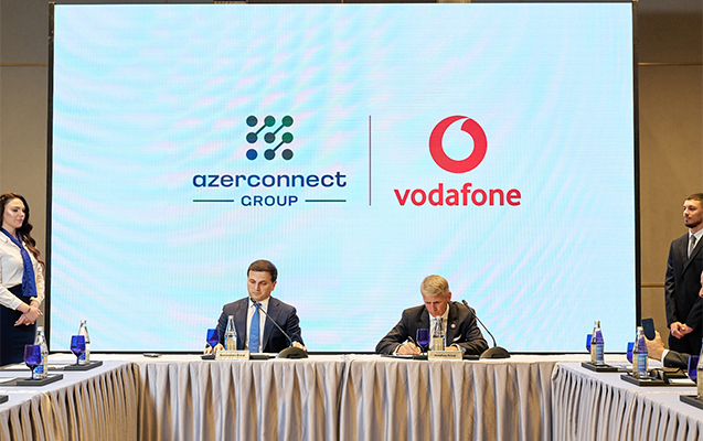 Azerconnect Group və Vodafone Group arasında tərəfdaşlıq müqaviləsi imzalandı (FOTO)