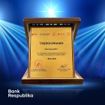Bank Respublika qan donorluğunda fəal iştirakına görə mükafatlandırılıb (FOTO)