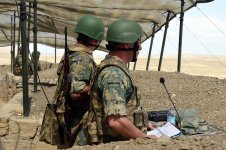Baş Qərargah rəisi mühəndis bölmələrinin taktiki-xüsusi təlimini izləyib (FOTO)