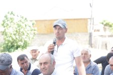 Xaçmazda növbəti səyyar qəbul Ləcət kəndində keçirilib (FOTO)