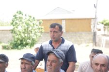 Xaçmazda növbəti səyyar qəbul Ləcət kəndində keçirilib (FOTO)