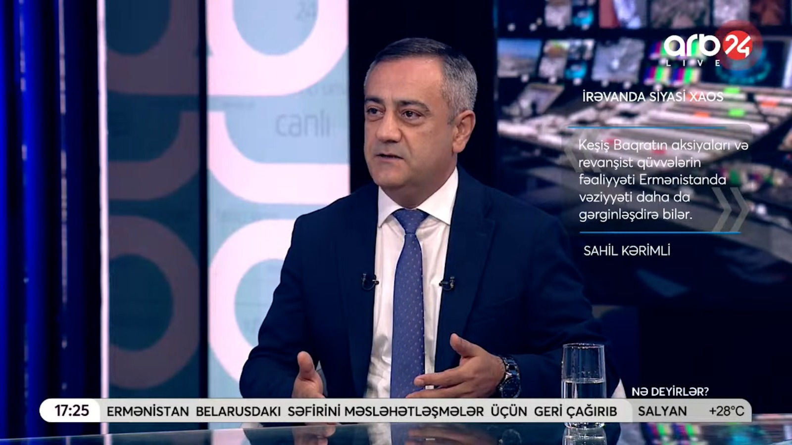 Ermənistanda ciddi siyasi böhran var - Sahil Kərimli (VİDEO)