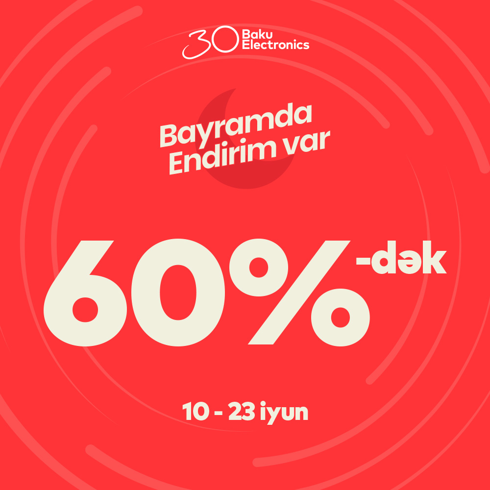 Bayramda endirim var!