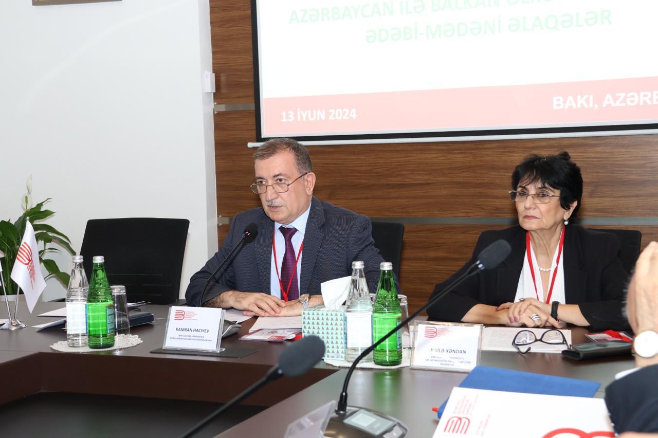 BSU-da "Birinci Beynəlxalq Balkanşünaslıq Tədqiqatları" konfransı keçirilib (FOTO)